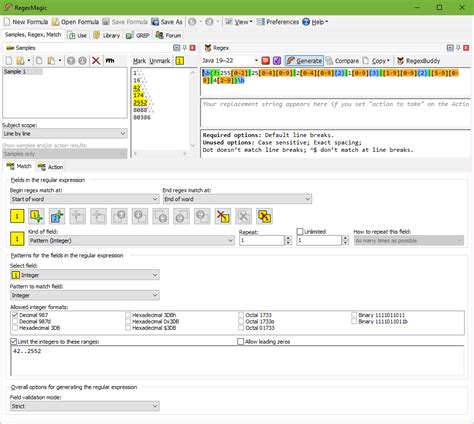 Regex Numeric Range Generator — Regex Tools — 3Widgets.